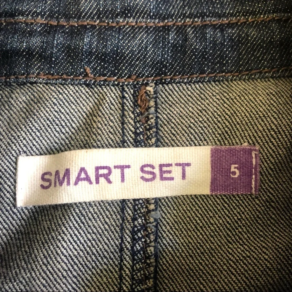 Smart Set denim jean jacket size 8 - Picture 4 of 7